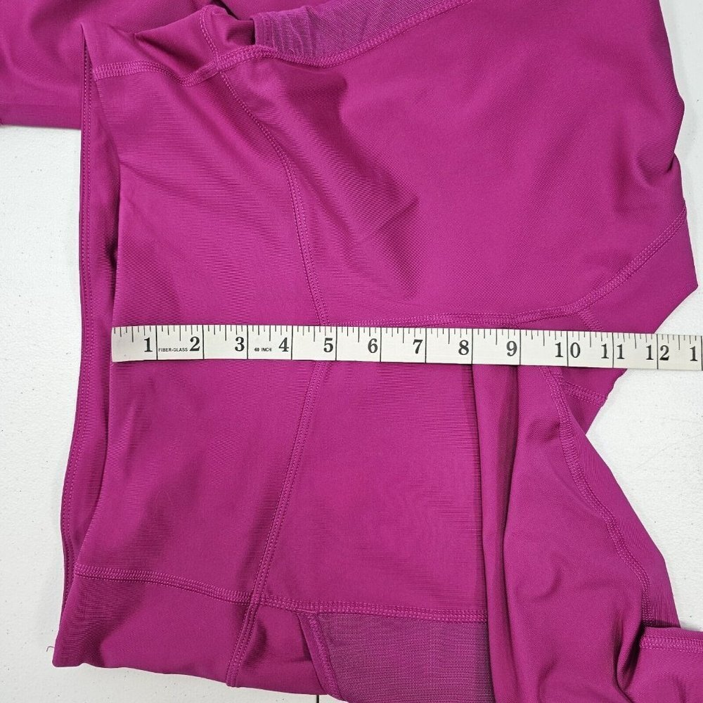 Champion Womens Leggings Size Large Fuchsia Pink Running Yoga Pockets Athletic - Picture 8 of 9